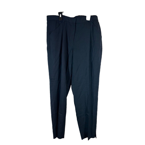 NEW 346 Brooks Brothers Performance Knit Modal blend Pants Size 14 Navy $99 D43 - Picture 1 of 6